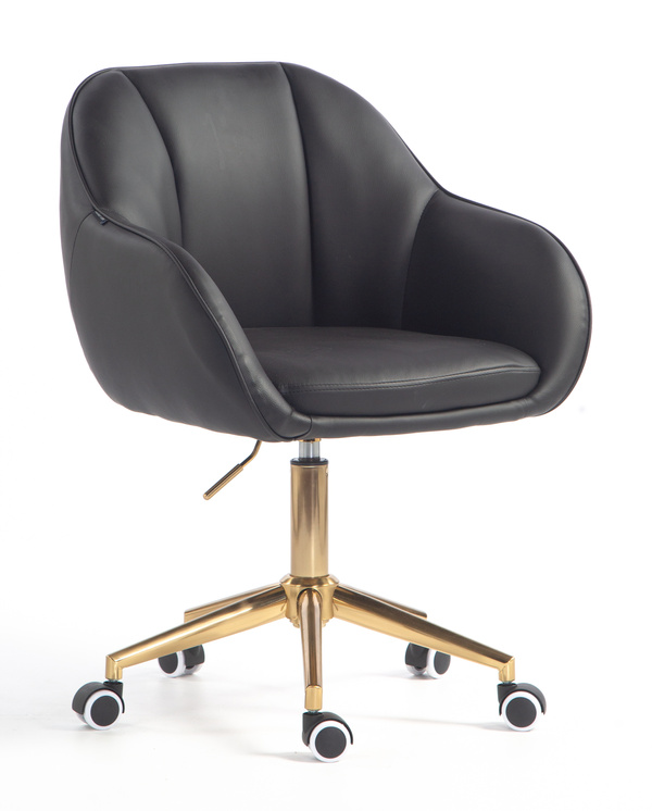 HOKER HR2055K CZARNY ZŁOTA PODSTAWA