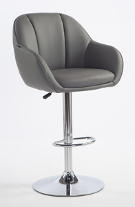 HOKER HR2055W SZARY CHROMOWANA PODSTAWA