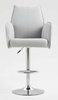 FOTEL HR280W SZARY BARANEK CHROMOWANA PODSTAWA