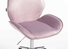 FOTEL HR350K WRZOSOWY WELUR CHROMOWANA PODSTAWA