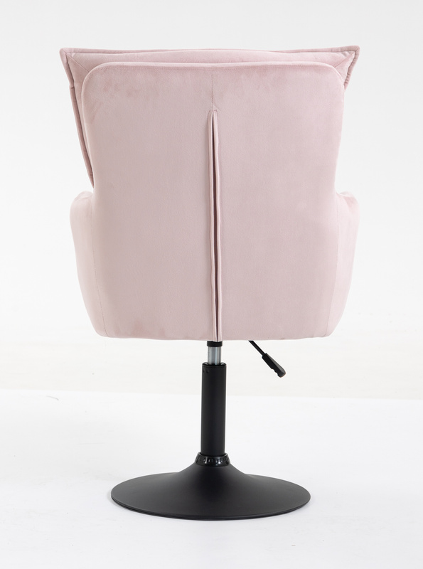 HOKER HR250N PUDROWY RÓŻ WELUR  CZARNA PODSTAWA