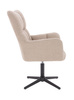 FOTEL HR650CROSS LATTE BARANEK CZARNA PODSTAWA