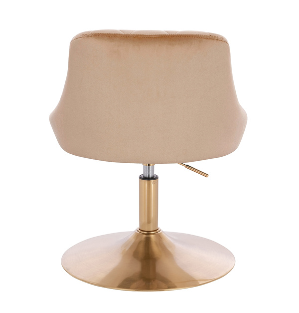 HOKER HR1054N LATTE WELUR ZŁOTA PODSTAWA