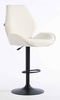 FOTEL HR350W KREMOWY BARANEK CZARNA PODSTAWA