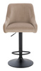 FOTEL HR920W LATTE WELUR CZARNA PODSTAWA