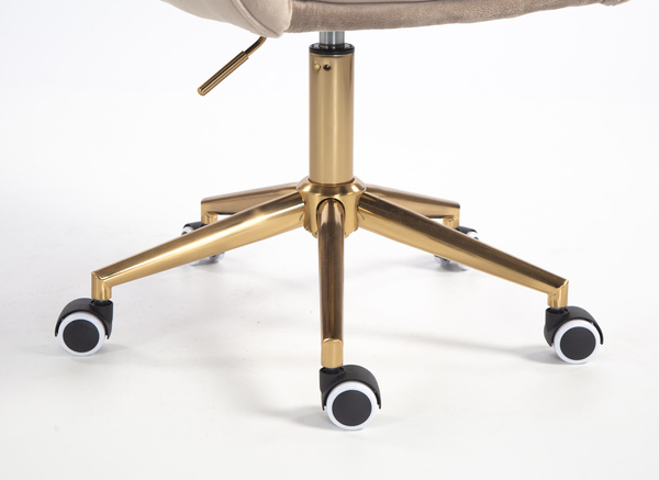 HOKER HR2055K LATTE WELUR ZŁOTA PODSTAWA