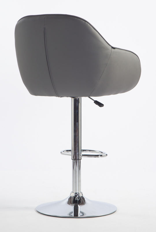 HOKER HR2055W SZARY CHROMOWANA PODSTAWA