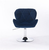 FOTEL HR111N CIEMNE MORZE WELUR