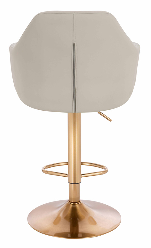 HOKER HR831W ECRU EKOSKÓRA PREMIUM SOFT ZŁOTA PODSTAWA