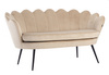 SOFA FREY LATTE CZARNE NOGI