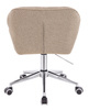 FOTEL HR111K LATTE BARANEK CHROMOWANA PODSTAWA