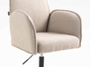 FOTEL HR280N LATTE BARANEK CZARNA PODSTAWA