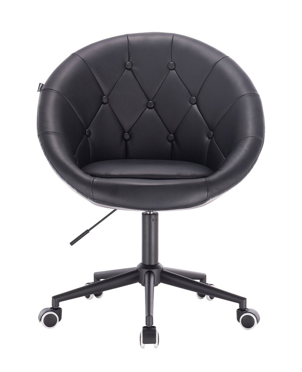 FOTEL HR8516K CZARNY CZARNA PODSTAWA