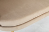 SOFA FREY LATTE CHROMOWANE NOGI