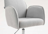 FOTEL HR280K SZARY BARANEK CHROMOWANA PODSTAWA