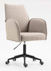 FOTEL HR280K LATTE BARANEK CZARNA PODSTAWA