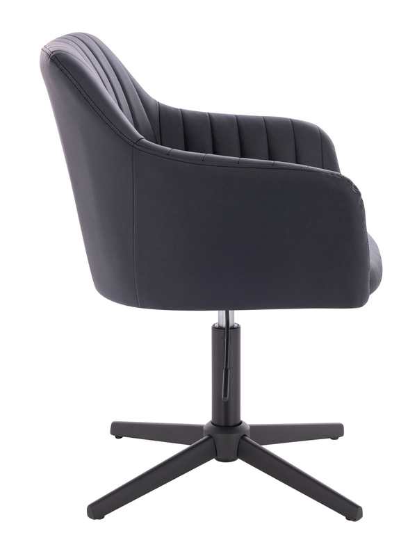 FOTEL HR190CROSS CZARNY CZARNA PODSTAWA