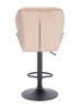 HOKER HR212W LATTE WELUR CZARNA PODSTAWA