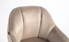 HOKER HR2055K LATTE WELUR ZŁOTA PODSTAWA