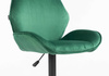 FOTEL HR350KW BUTELKOWA ZIELEŃ WELUR CZARNA PODSTAWA