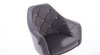 FOTEL HR830CK GRAFITOWY WELUR