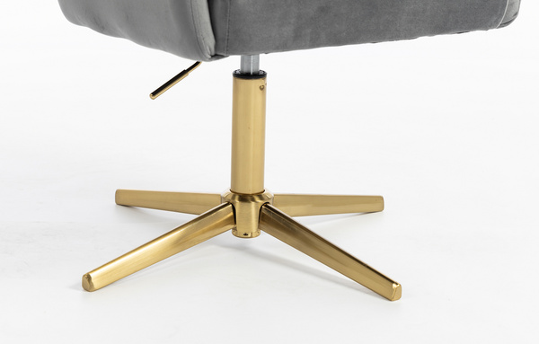 HOKER HR250CROSS GRAFITOWY WELUR  ZŁOTA PODSTAWA