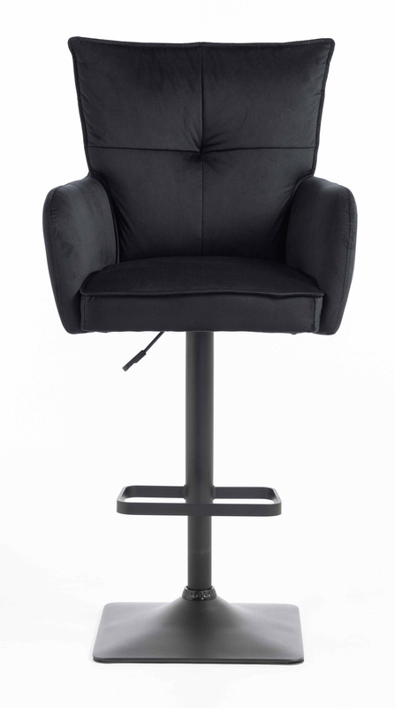 HOKER HR250KW CZARNY WELUR CZARNA PODSTAWA