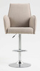 FOTEL HR280W LATTE BARANEK CHROMOWANA PODSTAWA