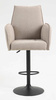 FOTEL HR280W LATTE BARANEK CZARNA PODSTAWA