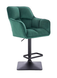 HOKER HR550KW BUTELKOWA ZIELEŃ WELUR CZARNA PODSTAWA