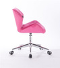 FOTEL HR111K MALINOWY WELUR