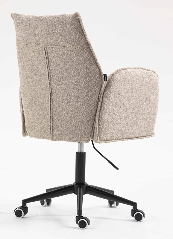 FOTEL HR280K LATTE BARANEK CZARNA PODSTAWA