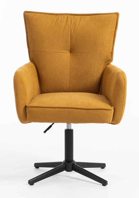 HOKER HR250CROSS ŻÓŁTY CURRY PREMIUM CORD SZTRUKS CZARNA PODSTAWA