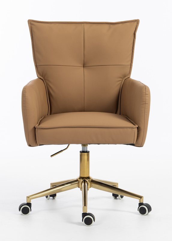 HOKER HR250K KARMELOWY EKOSKÓRA PREMIUM SOFT ZŁOTA PODSTAWA