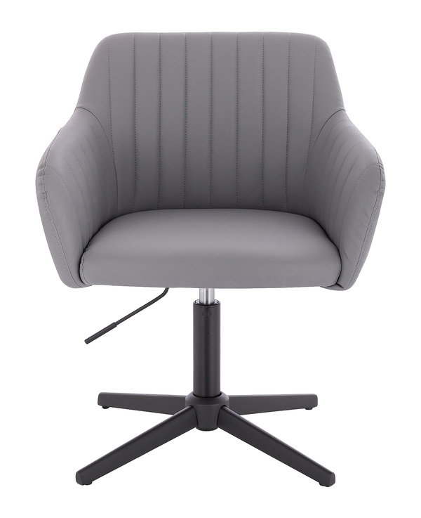 FOTEL HR190CROSS SZARY CZARNA PODSTAWA