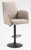 FOTEL HR280W LATTE BARANEK CZARNA PODSTAWA