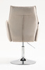 FOTEL HR280N LATTE WELUR CHROMOWANA PODSTAWA