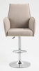 FOTEL HR280W LATTE BARANEK CHROMOWANA PODSTAWA