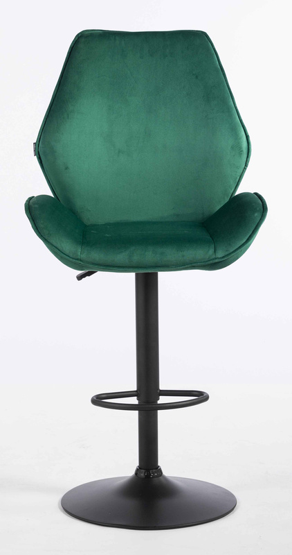FOTEL HR350W BUTELKOWA ZIELEŃ WELUR CZARNA PODSTAWA