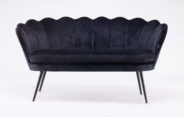 SOFA FREY CZARNY CZARNE NOGI
