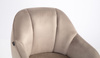 HOKER HR2055K LATTE WELUR CHROMOWANA PODSTAWA