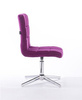 FOTEL HR7009CROSS FUKSJA WELUR