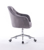 FOTEL HR830CK GRAFITOWY WELUR