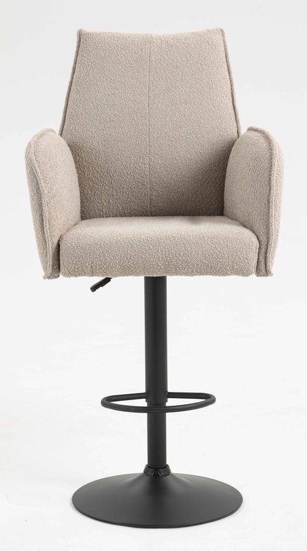 FOTEL HR280W LATTE BARANEK CZARNA PODSTAWA