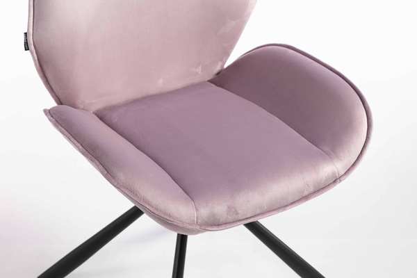 FOTEL HR350 PAJĄK WRZOSOWY WELUR CZARNA PODSTAWA