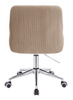 FOTEL HR920K LATTE WELUR CHROMOWANA PODSTAWA
