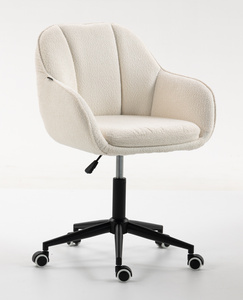 HOKER HR2055K KREMOWY BARANEK CZARNA PODSTAWA