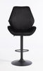 FOTEL HR350W CZARNY WELUR CZARNA PODSTAWA