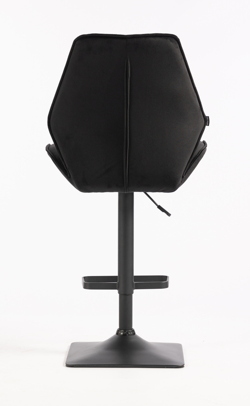 FOTEL HR350KW CZARNY WELUR CZARNA PODSTAWA