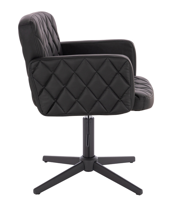 FOTEL HC802CROSS CZARNY CZARNA PODSTAWA